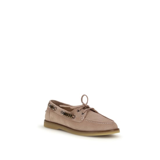 PINKO Beige Kalbsleder Bos Taurus Slipper - Image 2