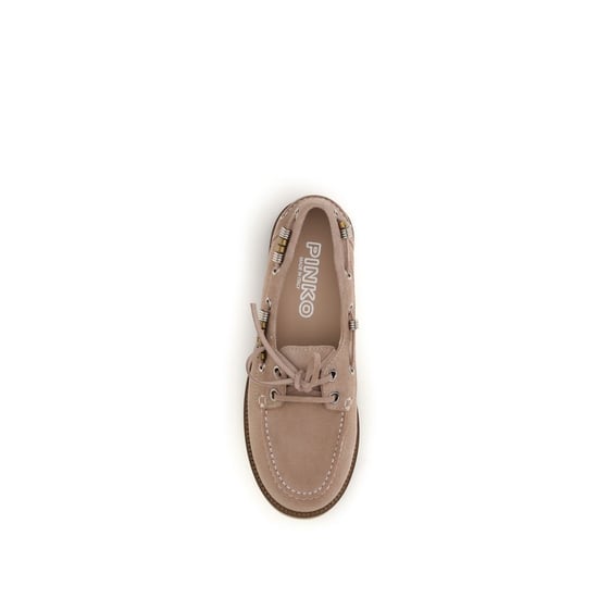PINKO Beige Kalbsleder Bos Taurus Slipper - Image 4