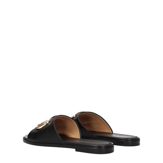 Off-White Schwarze Lederpantoletten - Image 4