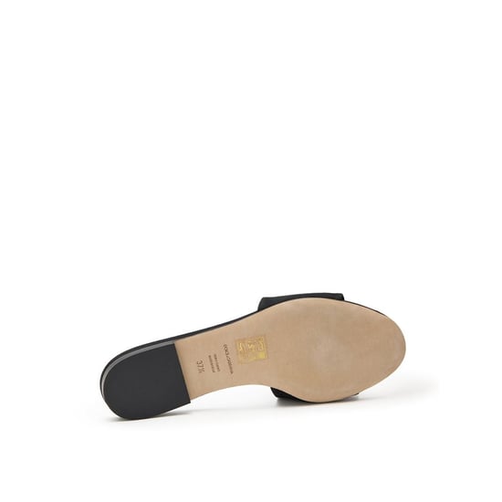 Dolce & Gabbana Schwarze Polyester-Slipper - Image 4