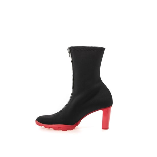 Alexander McQueen Schwarze Neopren Stiefeletten - Image 2