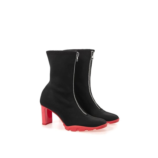 Alexander McQueen Schwarze Neopren Stiefeletten - Image 3