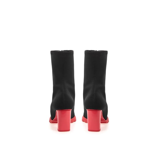 Alexander McQueen Schwarze Neopren Stiefeletten - Image 4