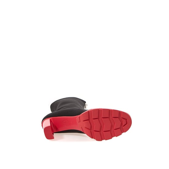 Alexander McQueen Schwarze Neopren Stiefeletten - Image 5