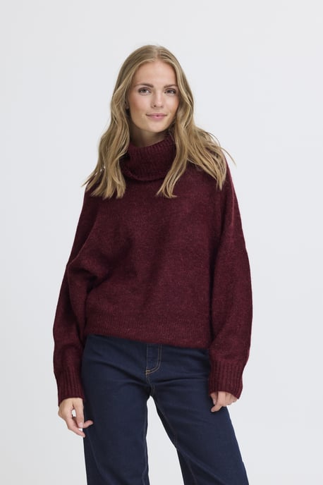Langarm IHKAMARA Strickpullover Loose fit - Image 4