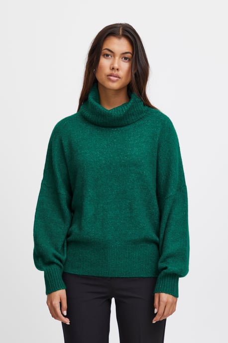Langarm IHKAMARA Strickpullover Loose fit - Image 3
