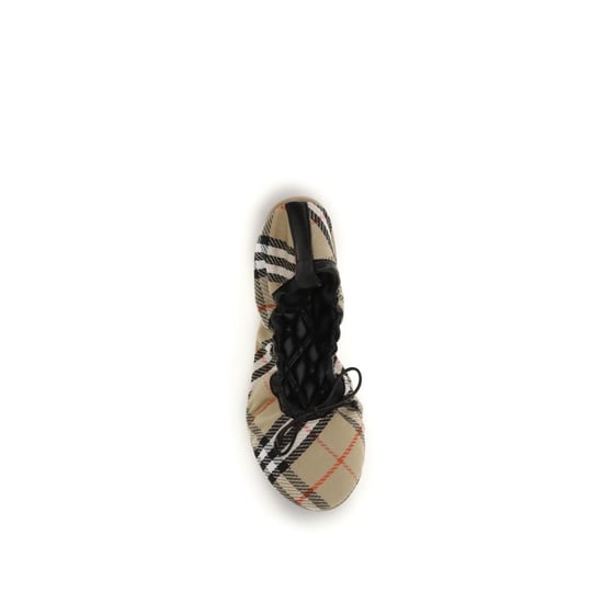 Burberry Mehrfarbige Polyester Ballerinas - Image 4