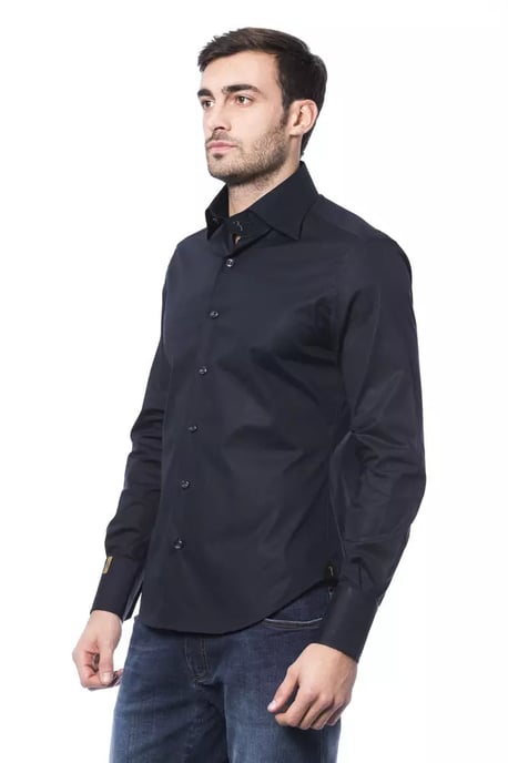 Billionaire Italienische Couture Blaue Baumwolle Herrenhemd - Image 2