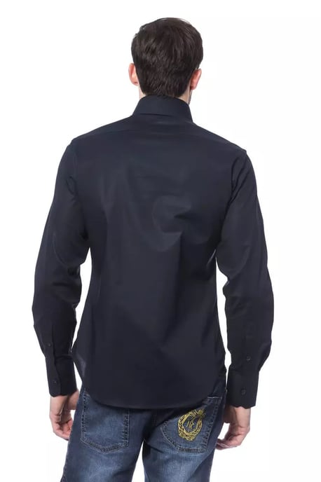 Billionaire Italienische Couture Blaue Baumwolle Herrenhemd - Image 3