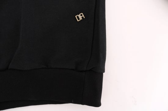 Daniele Alessandrini Schwarzer Sport Casual Kapuzenpullover aus Baumwolle - Image 4