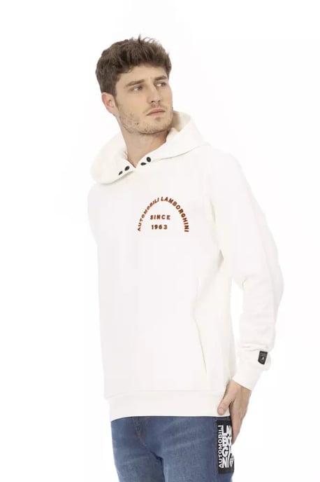 Automobili Lamborghini Weißer Baumwollpullover für Herren - Image 2