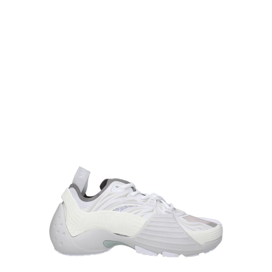 Lanvin Weiße Leder Sport Sneakers - Image 1