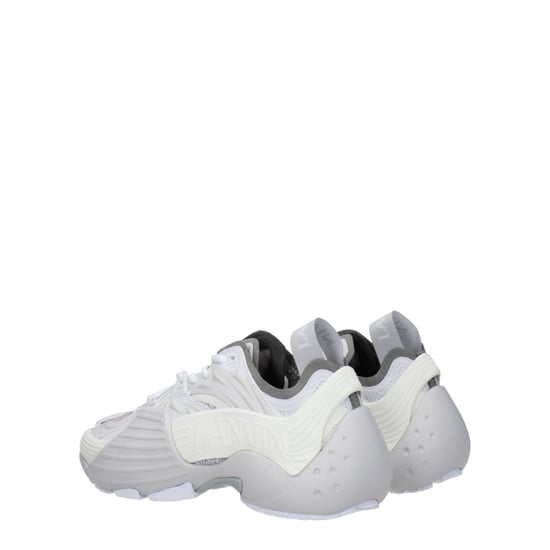 Lanvin Weiße Leder Sport Sneakers - Image 4