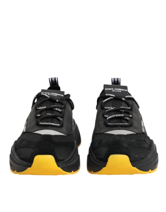 Dolce & Gabbana Black Daymaster Low Top Herren Sneaker Schuhe - Image 3