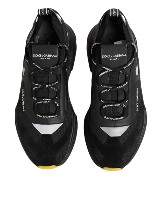 Dolce & Gabbana Black Daymaster Low Top Herren Sneaker Schuhe - Image 4