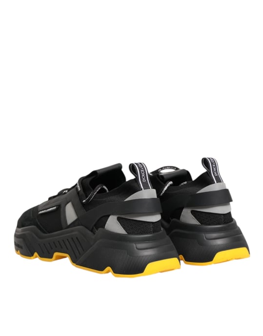 Dolce & Gabbana Black Daymaster Low Top Herren Sneaker Schuhe - Image 6