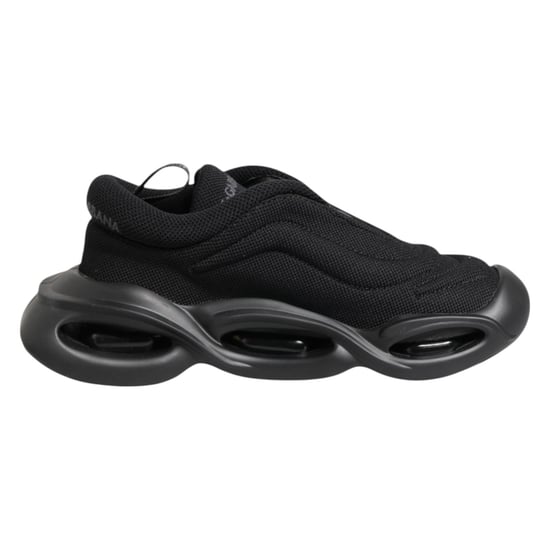 Dolce & Gabbana Schwarze Slip-On Low-Top Wellen Sneakers Schuhe - Image 1