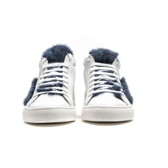 Mr&Mrs Italy Weiße Leder Damensneaker - Image 3