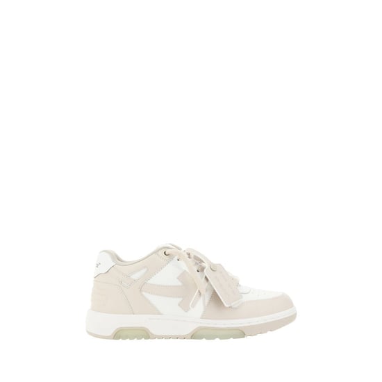 Off-White Beige Polyester Niedrigschuh-Sneaker - Image 1
