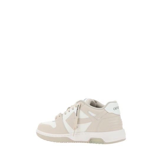 Off-White Beige Polyester Niedrigschuh-Sneaker - Image 3