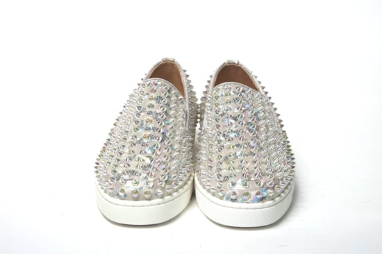 Christian Louboutin Weiße Ab/Clear Ab Roller Boot Frau Flach Sneaker - Image 2