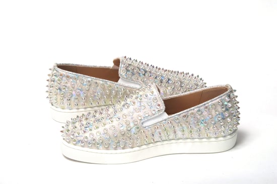 Christian Louboutin Weiße Ab/Clear Ab Roller Boot Frau Flach Sneaker - Image 5
