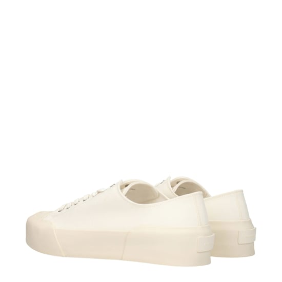 Jil Sander Beigefarbene Stoff Sneakers mit niedriger Schnittform - Image 4