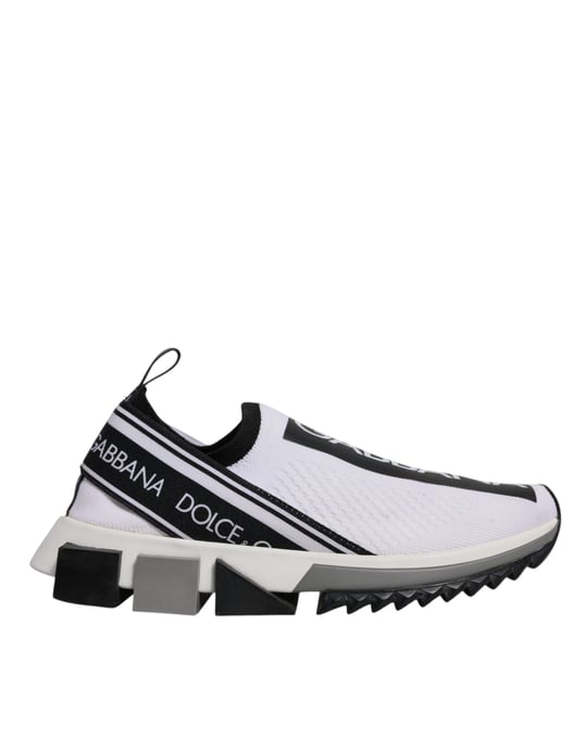 Dolce & Gabbana Schwarze und Weiße Slip-On Sorrento Sneakers Schuhe - Image 2