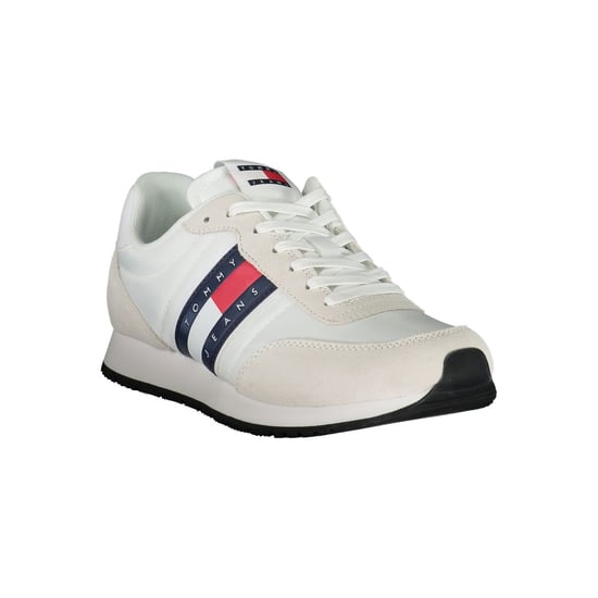 Tommy Hilfiger Weiß Beige Polyester Herren Sneaker - Image 2