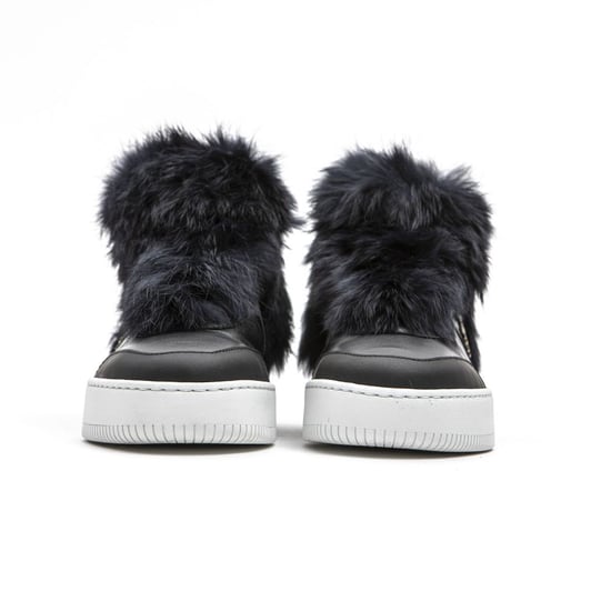 Mr&Mrs Italy Blaue Baumwoll Damen Sneakers - Image 3
