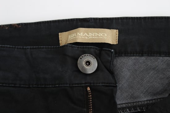 Ermanno Scervino Blaue Slim Jeans Denim Hose Skinny Leg Straight - Image 6