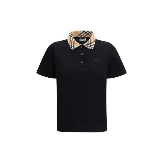 Burberry Schwarzes Baumwoll-Polo-Shirt - Image 1