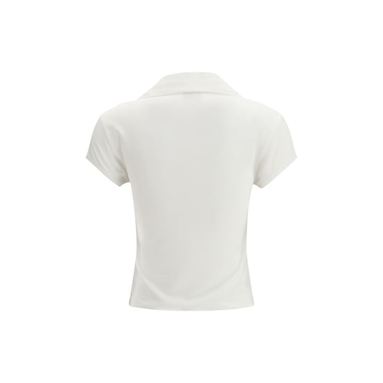 Courrèges Weißes Baumwoll-Polohemd - Image 2