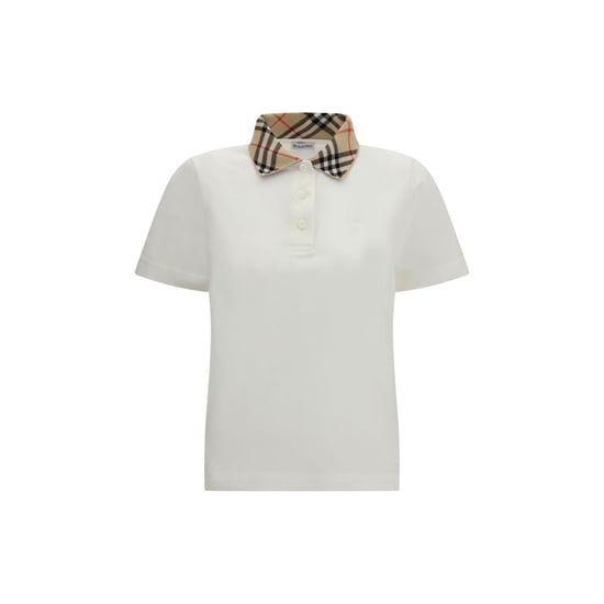 Burberry Weißes Baumwoll-Polohemd - Image 1