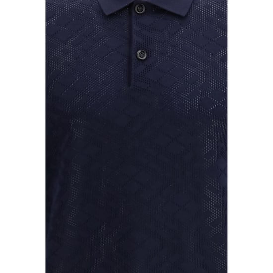 Burberry Blaues Woll-Polohemd - Image 3