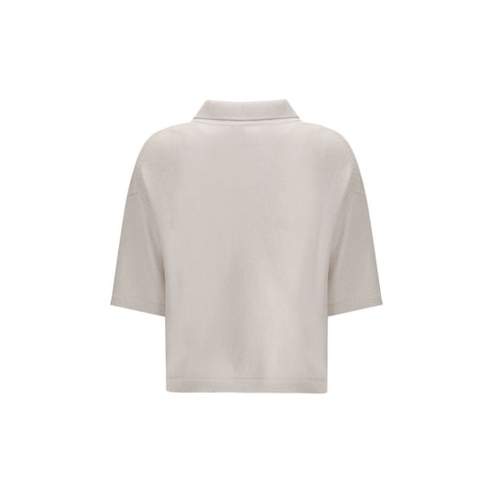 Allude Beige Kaschmir Polo-Shirt - Image 2