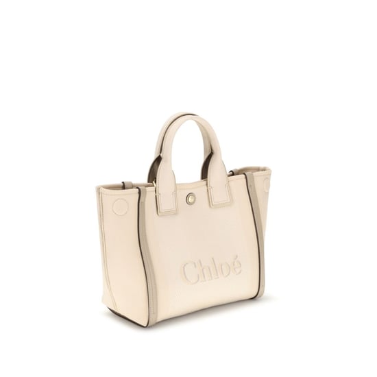Chloé Beiger Baumwollhandtasche - Image 2