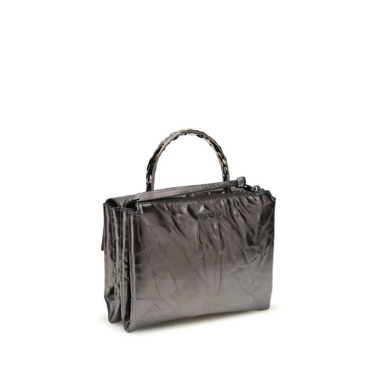 Coccinelle Schwarze Kalbsleder Bos Taurus Handtasche - Image 3