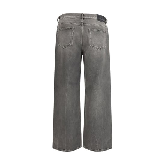 Golden Goose Graue Baumwoll-Relaxed Fit Jeans - Image 2