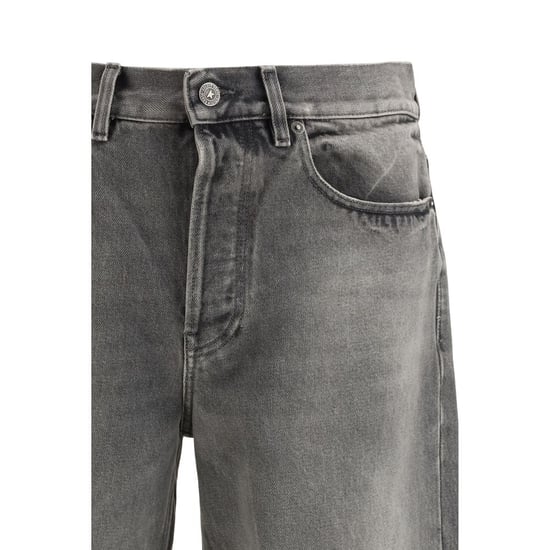 Golden Goose Graue Baumwoll-Relaxed Fit Jeans - Image 3