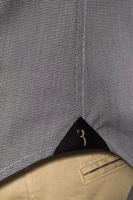 Billionaire Italian Couture Schwarzes Baumwollhemd für Herren - Image 4