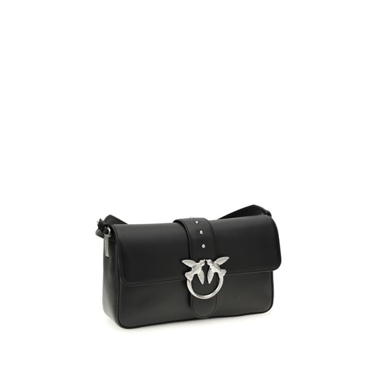 PINKO Schwarze Leder-Umhängetasche - Image 2