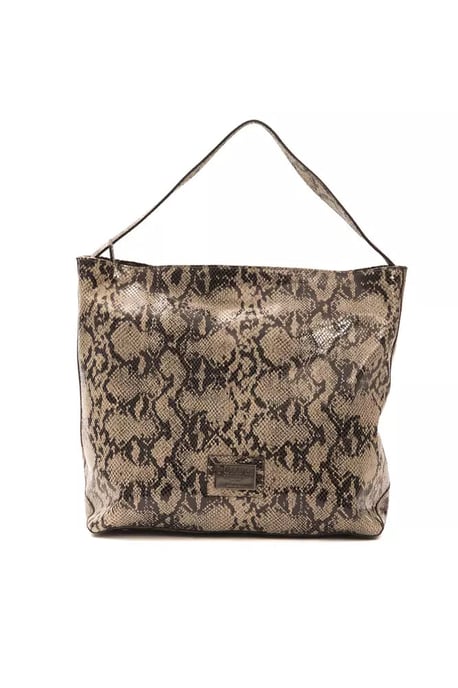 Pompei Donatella Braune Leder Frauen Schultertasche - Image 1