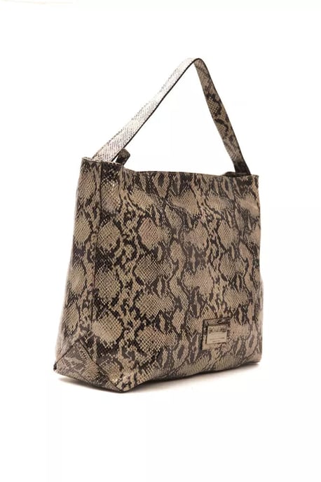 Pompei Donatella Braune Leder Frauen Schultertasche - Image 2