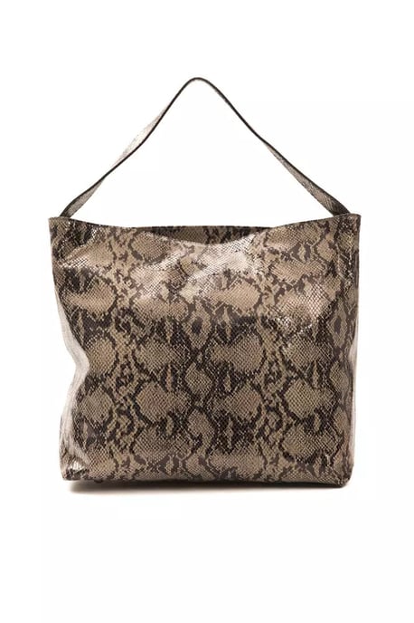 Pompei Donatella Braune Leder Frauen Schultertasche - Image 3