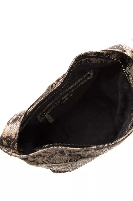 Pompei Donatella Braune Leder Frauen Schultertasche - Image 5