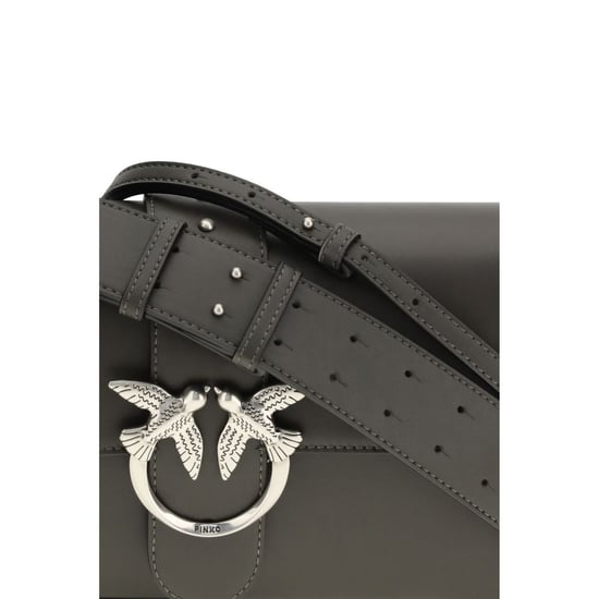 PINKO Bicolor Leder Schultertasche - Image 4