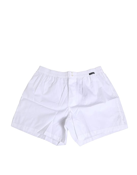 Dolce & Gabbana Weiße Baumwolle Reguläre Boxershorts Unterwäsche - Image 2