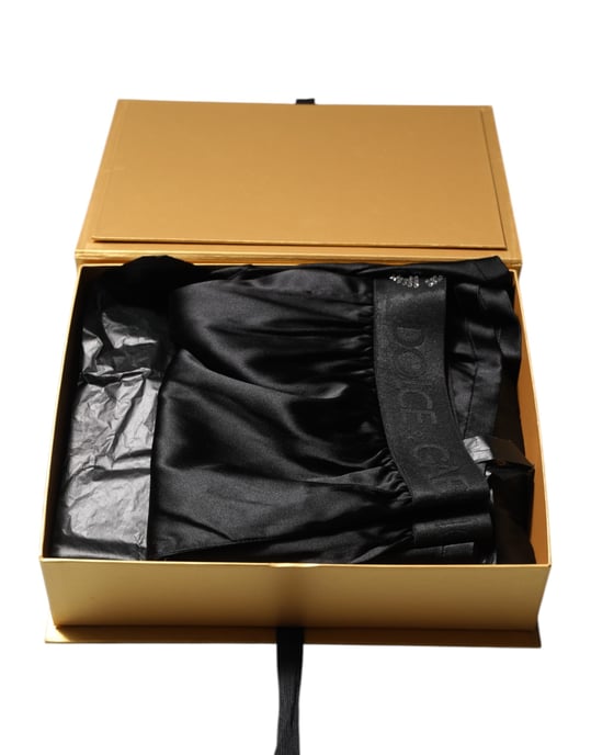 Dolce & Gabbana Schwarze Logo-Taillenshorts Boxershorts Unterwäsche - Image 5