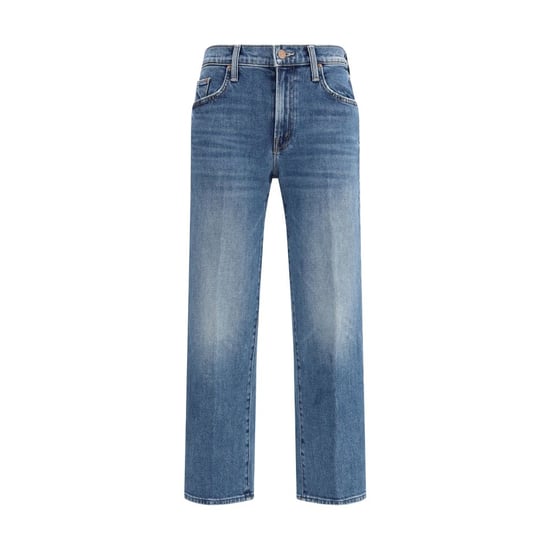 Mother Denim Blaue Baumwoll-Relaxt Fit Jeans - Image 1